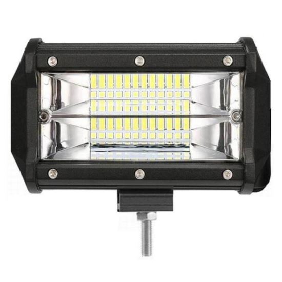 Proiector lucru 130x80, LED, 2 randuri, 9-30V / 72W, 3600lm, flood, 5"24x72wFog
