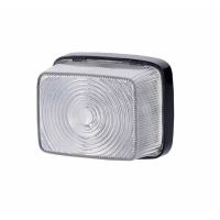 Lampa gabarit 78x65, bec, alba, pozitie fata cabina, 12-24V, LO208 Horpol