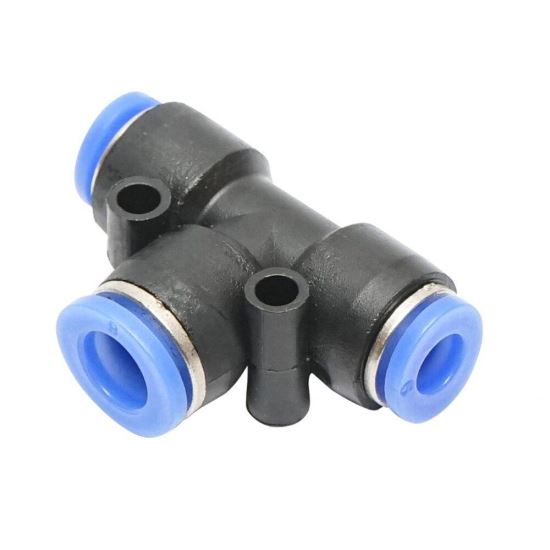 Cuplaj rapid plastic T PUT cu reductie 6x8x6 VA11