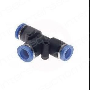 Cuplaj rapid plastic T PUTcu reductie  8X10X8   VA14