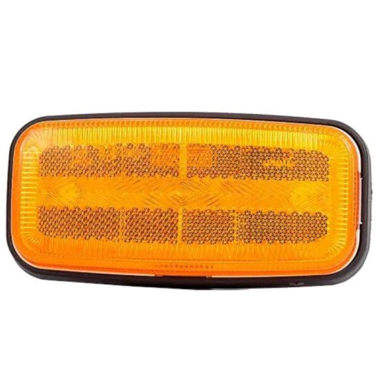 Lampa gabarit 125x60, LED, cu semnalizare, galbena, FT-080 Fristom