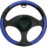 Husa volan  37 - 39cm negru cu albastru 6699 Automax