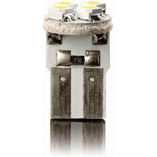 Set 2 becuri T10, fara dulie, 4 LED-uri SMD-5050 12V, 6222 Vecta