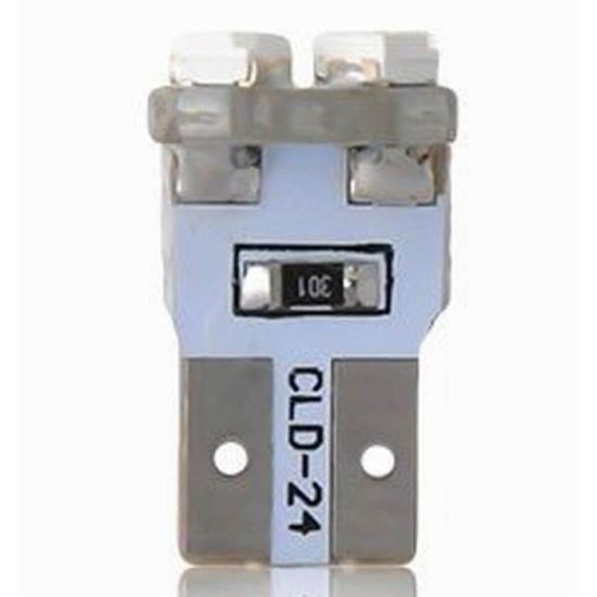 Set 2 becuri fara dulie, 4 LED-uri, SMD-5050 24V T10, 5676 Vecta