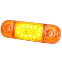 Lampa gabarit 84x24, LED, slim, galbena, 12-24V, W97.3 714 Was