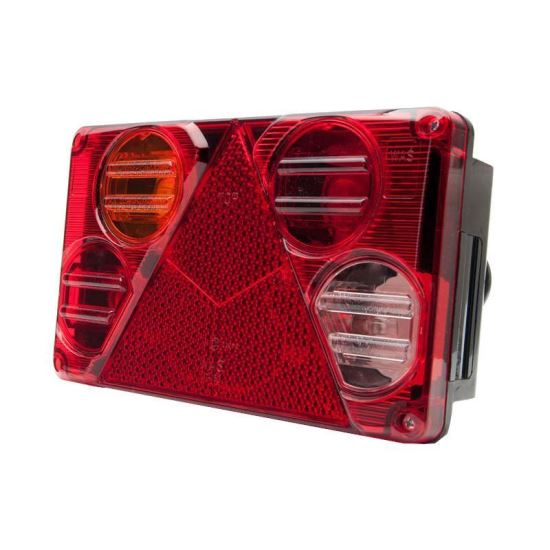 Lampa spate 232x142, 6 functii, cu triunghi, cu mers inapoi, stanga, W70P 387C Was  