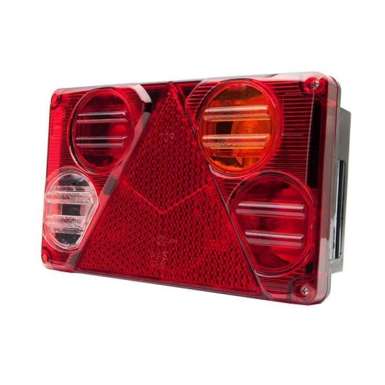 Lampa spate 232x142, 6 functii, cu triunghi, cu mers inapoi, dreapta, W70P 388C Was  