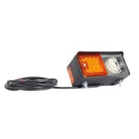Lampa semnalizare fata cu pozitie, LED dreapta, 150x80, W07DP 491 Was