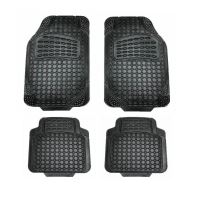 Set covorase auto 72x45, ajustabile, parfumate, cauciuc, ovale negre, Buble 732.01 Alca