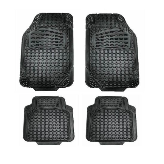 Set covorase auto 72x45, ajustabile, parfumate, cauciuc, ovale negre, Buble 732.01 Alca