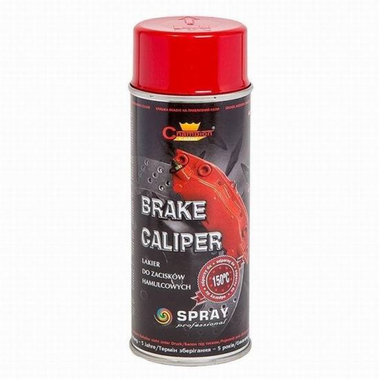 Spray vopsea temperaturi inalte Rosu pentru etrier 400ml Champion
