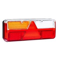 Lampa stop 400x153, 6 functii, Led, stanga, mufa AMP, Kingpoint, FT-500-16LED, Fristom
