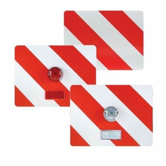 Placa reflectorizanta gabarit depasit, cu lampa, dreapta 40x30cm MVM Vem047R/RL