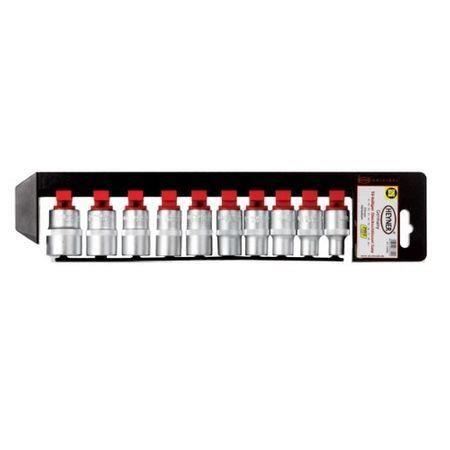 Set chei tubulare 8-22 HexBallS11, 11 bucati, 1/2", rigla 340.00 