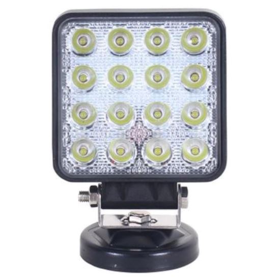 Proiector lucru 105x105, LED, 10-30V / 48W, 3120lm, spot, 8SQ