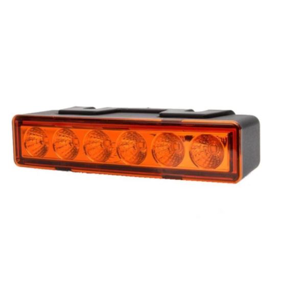 Proiector stroboscopic 12/24V h 32.8x146.5, 6 LED-uri, grila, W117, 898.1 Was