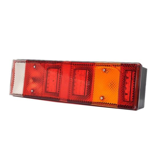 Lampa stop 465x130, 7 functii, LED si bec, hibrid, dreapta, W26DzP 663Sz Was