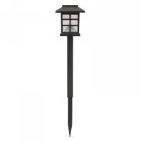 Lampa solara de gradina cu senzor lumina, 1 LED, imitatie flacara, Garden Of Eden 11403B