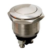 Intrerupator buton OFF - ON, cu revenire, fi 19, metalic, EP725Q 247 Lighting