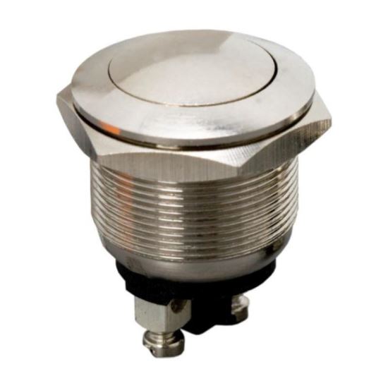 Intrerupator buton OFF - ON, cu revenire, fi 19, metalic, EP725Q 247 Lighting