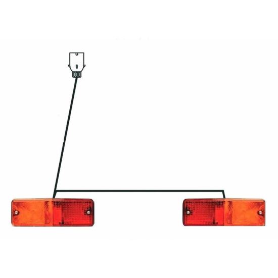 Kit lampi remorca (FT-007), cablu 10m, RLZ02-02 Fristom