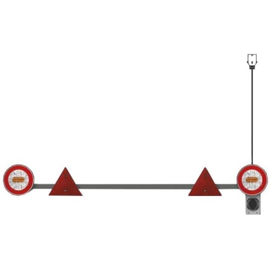 Kit lampi remorca cu bara fixa, cablu 10m, RLB05-01 Fristom