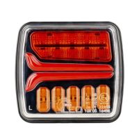 Lampa spate 110x102, 4 functii, iuminare numar, LED, semnalizare dinamica, stanga, L-1868 TruckLed