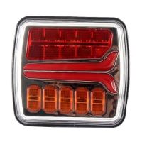Lampa spate 110x102, 4 functii, iluminare numar, LED, semnalizare dinamica, dreapta, L-1869 TruckLed