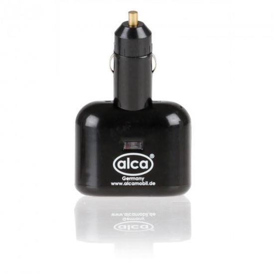 Stecher 1 priza 12V cu 2 USB, 1.0+2.1A, 510.10 Alca