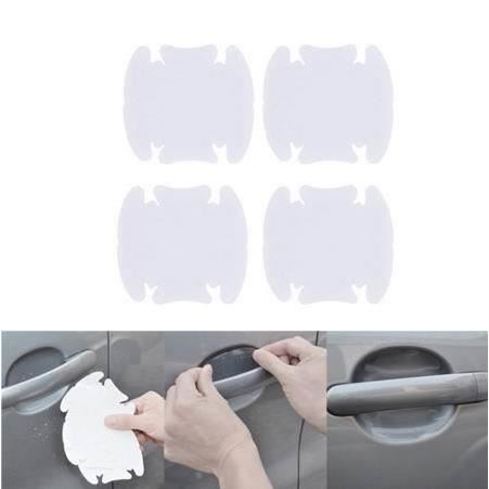 Folie pentru protectia vopselei sub manerul usii, set de 4 bucati 80x80mm 0290 Automax
