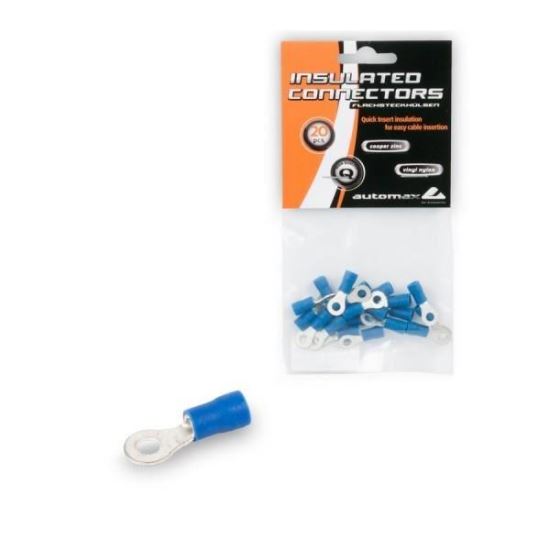 Set papuci electrici, fi 2.5mm/gaura 4mm, 20 bucati 0726 Automax.