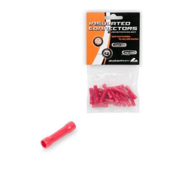 Set papuci electrici, mufa conector butt, fi max 1.5mm, 20 bucati, 0801 Automax