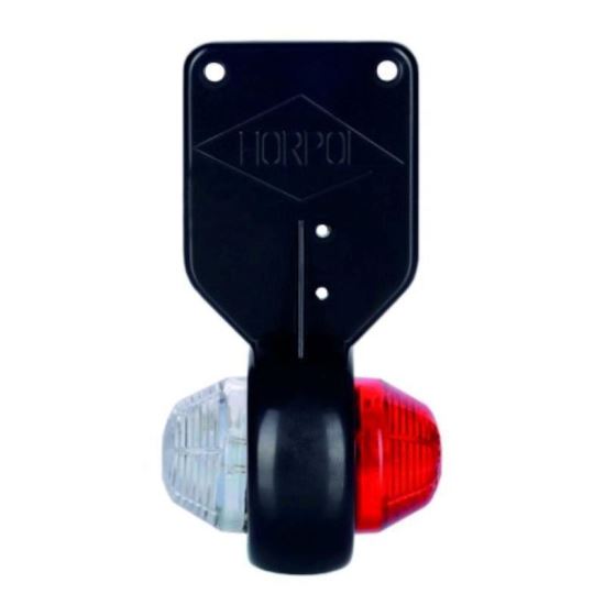 Lampa gabarit cu brat 98mm, LED, stanga, LD368L Horpol