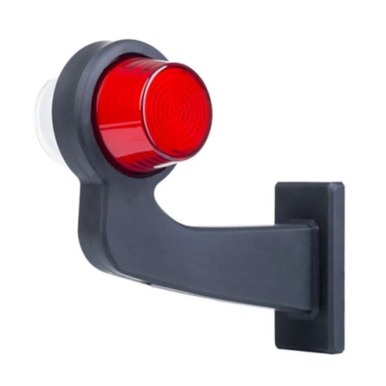 Lampa gabarit cu brat 192mm, cotit la 90°, LED, NEON, stanga, LD 2604 Horpol