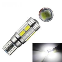 Set becuri T10, 10Led-uri, 12V W5W, rama aluminiu, H.Lucas 70327