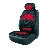 Perna scaun cu masaj (bule) peste tetiera rosie 9811 Automax