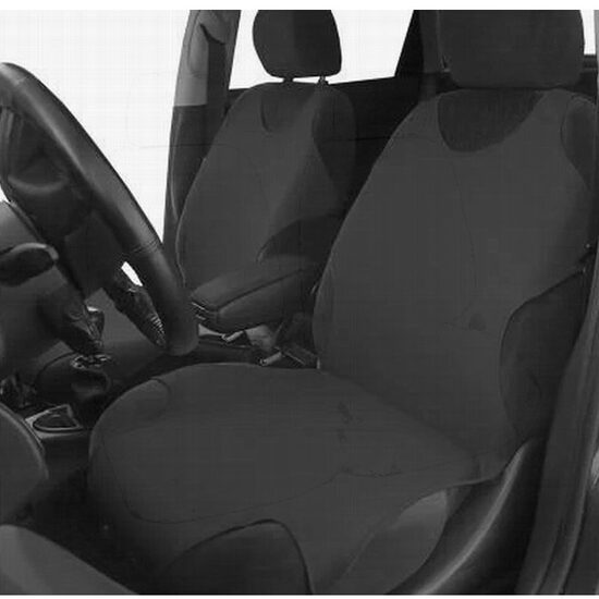 Set huse auto pentru 2 scaune, tip maieu, fata, negre, 1+1,  42092 CarCo