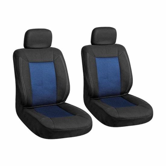 Set 2 huse auto pentru scaune fata albastru cu negru 1389 Automax