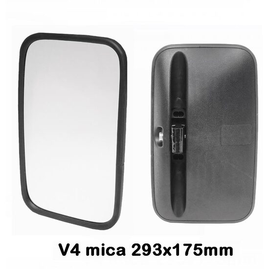 Oglinda V4 mica 293x175mm, tractoare, camioane,  ZL001