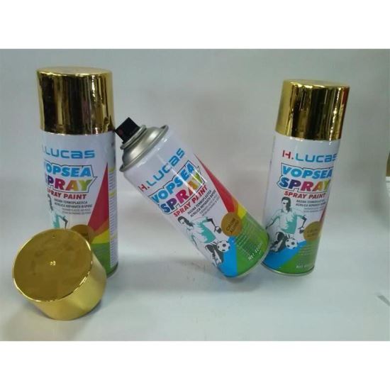 Spray vopsea Crom auriu 400ml H.L.