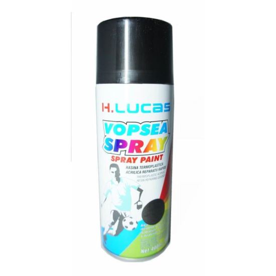 Spray vopsea metalizat Negru 676 400ml 