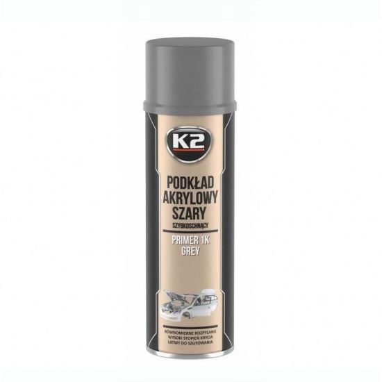 Spray sprit chit, grund gri 400ml CAR FILLER  Primer 1K Grey K2 L348