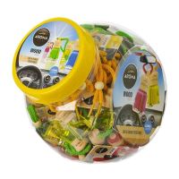 Odorizant sticluta cu lemn, borcan 60 bucati, Wood Mini, AROMACar Pl