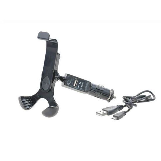 Suport universal telefon, GPS, PDA, incarcare bricheta, USB 6727 Automax