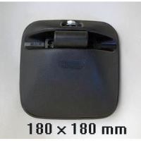Oglinda universala 180x180mm, V2, unghi mort, pridere pe brat, pentru camion, etc