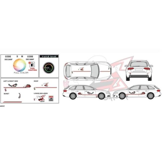 Autocolant Car Deco Ghost