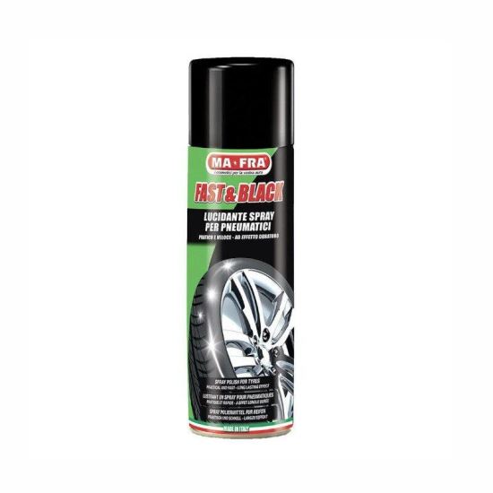Spray lustruit anvelope 500ml Fast & Black Mafra