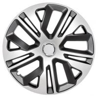 Capace roti 15'' Jestic Raven II cu inel, grafit cu argintiu
