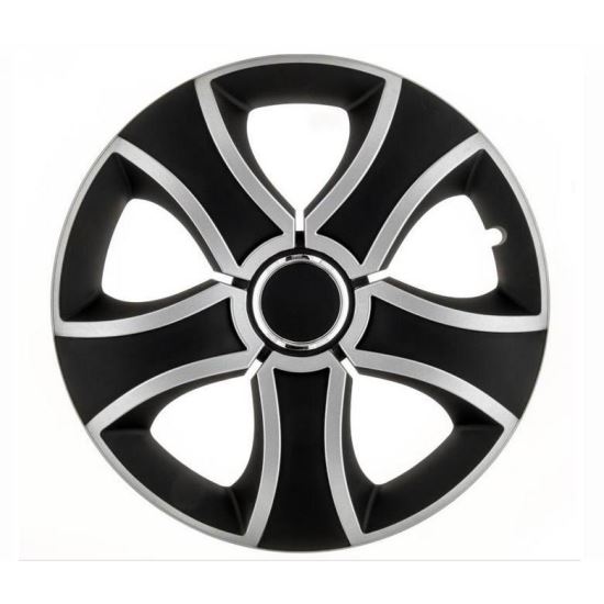 Capace roti 15" Jestic Bis II cu inel, grafit cu argintiu