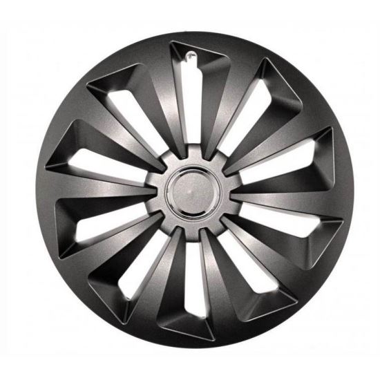 Capace roti 15'' Jestic Fox cu inel, grafit